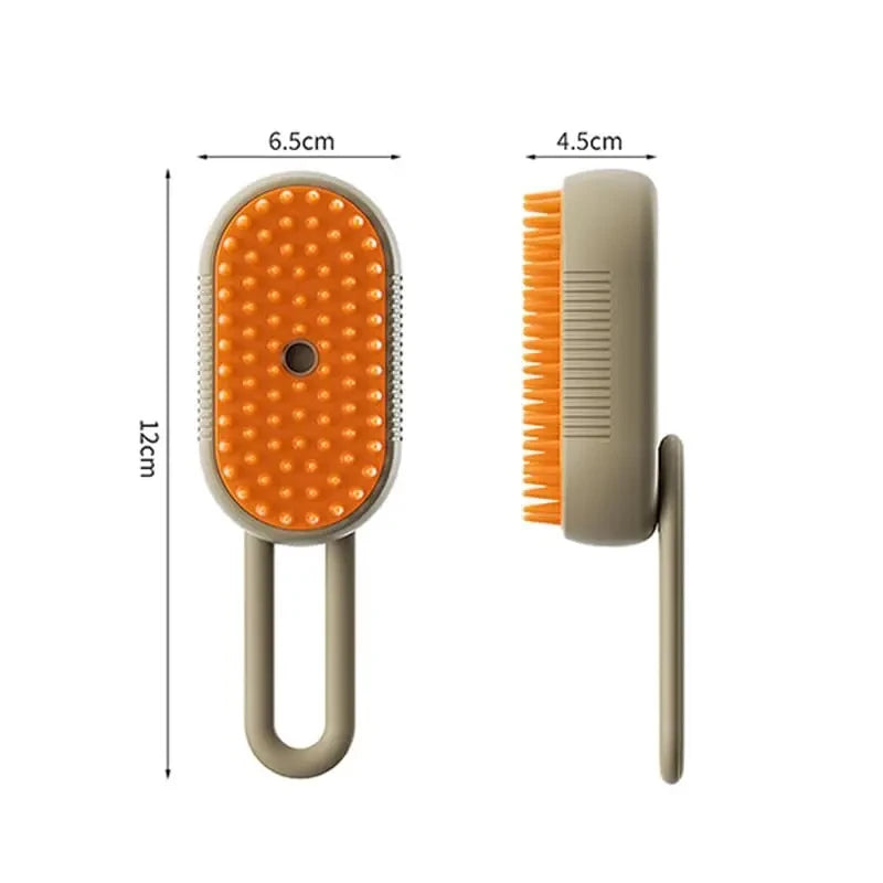 đŸ Brosse Vapeur 3 en 1 pour Chiens et Chats â Toilettage, Massage & DĂ©mĂȘlage